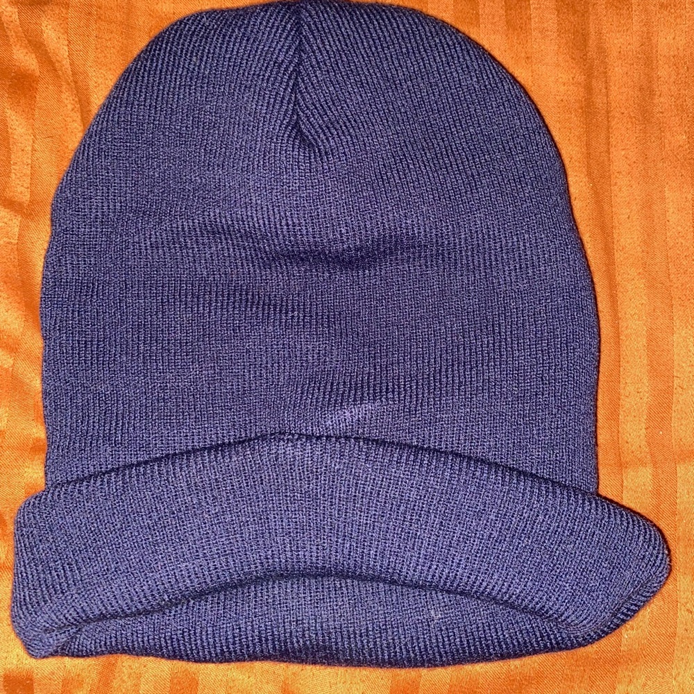 Nike navy blue beanie